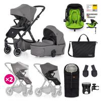 PETITE&MARS ICON 2v1 XXL AIR + KIDDY Evoluna i-size 2 + isofix základna