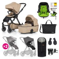 PETITE&amp;MARS ICON 2v1 XXL AIR + KIDDY Evoluna i-size 2 + isofix základna