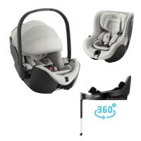 Britax-Römer SET Baby-Safe Pro + Vario Base 5Z + autosedačka Dualfix 5z LUX Linen Grey