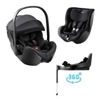 Britax-Römer SET Baby-Safe Pro + Vario Base 5Z + autosedačka Dualfix 5z STYLE Carbon Black