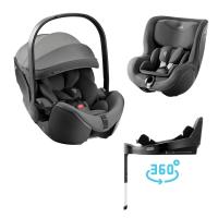 Britax-Römer SET Baby-Safe Pro + Vario Base 5Z + autosedačka Dualfix 5z STYLE Mineral Grey