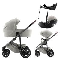 Britax Römer Set kočárek Smile 5Z + Hluboká korba + autosedačka Baby-Safe PRO Lux + Vario Base 5Z 4v1