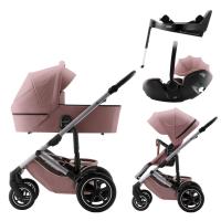 Britax Römer Set kočárek Smile 5Z + Hluboká korba + autosedačka Baby-Safe PRO Style + Vario Base 5Z 4v1