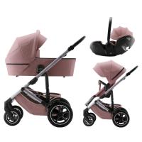 Britax Römer Set kočárek Smile 5Z + Hluboká korba + autosedačka Baby-Safe PRO Style 3v1 