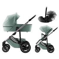 Britax Römer Set kočárek Smile 5Z + Hluboká korba + autosedačka Baby-Safe PRO Style 3v1 